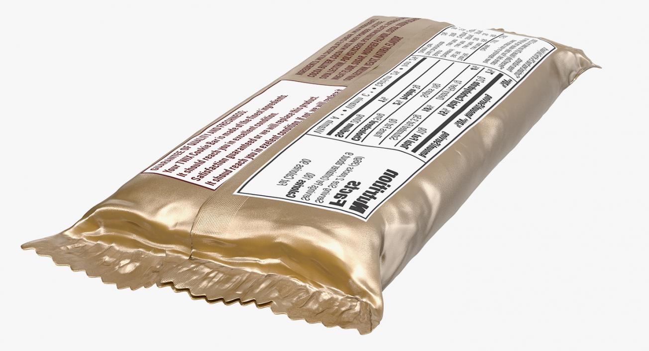 3D Twix Chocolate Bar model