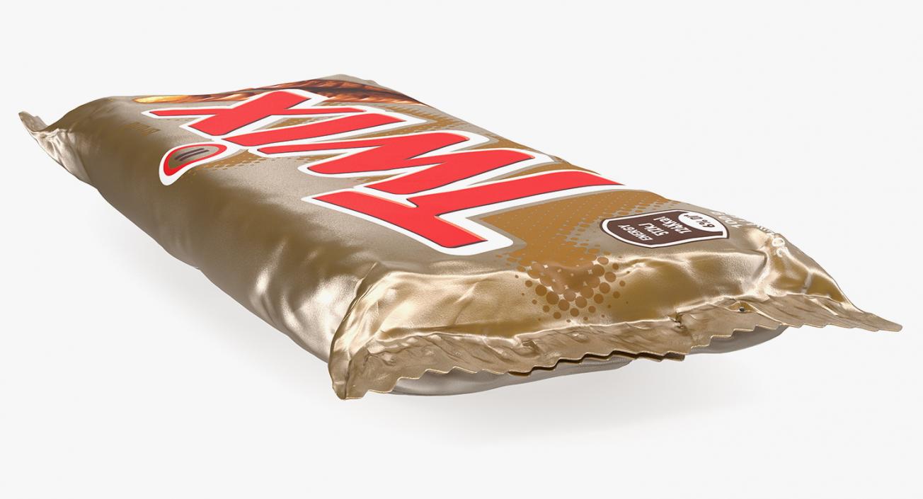 3D Twix Chocolate Bar model