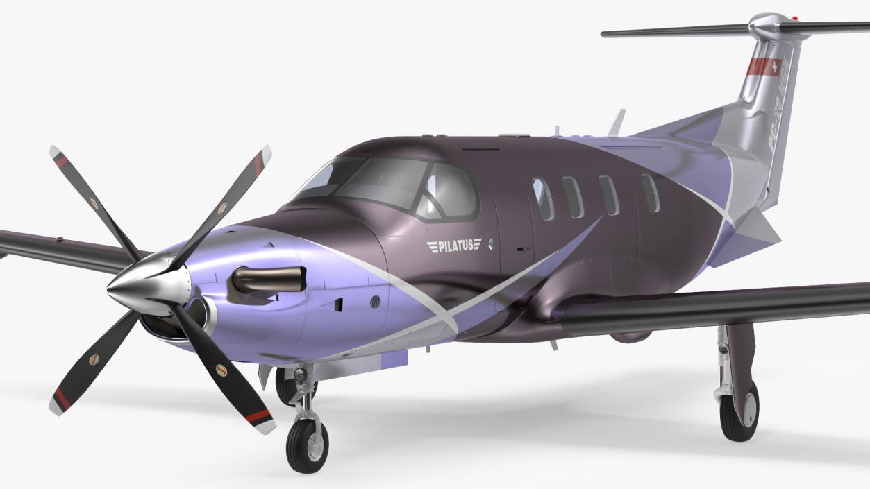 Pilatus PC12 NGX Simple Interior 3D