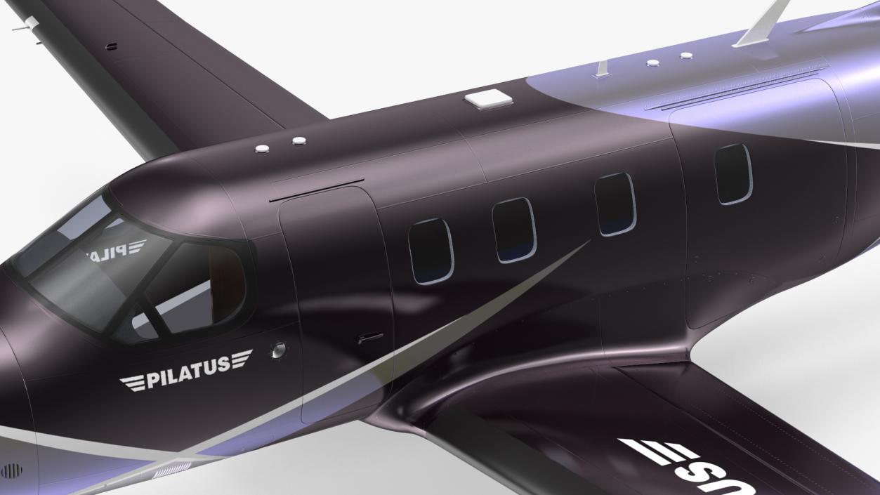 Pilatus PC12 NGX Simple Interior 3D