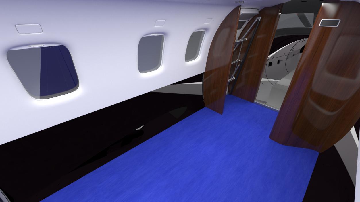 Pilatus PC12 NGX Simple Interior 3D