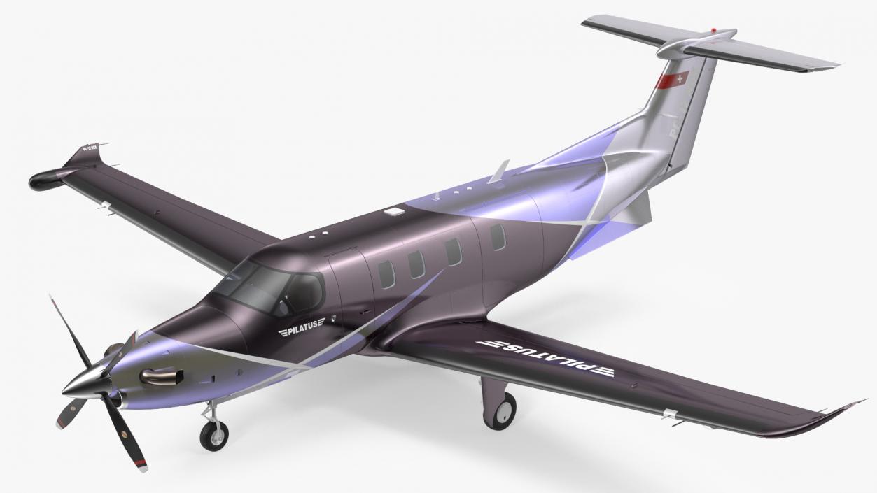 Pilatus PC12 NGX Simple Interior 3D