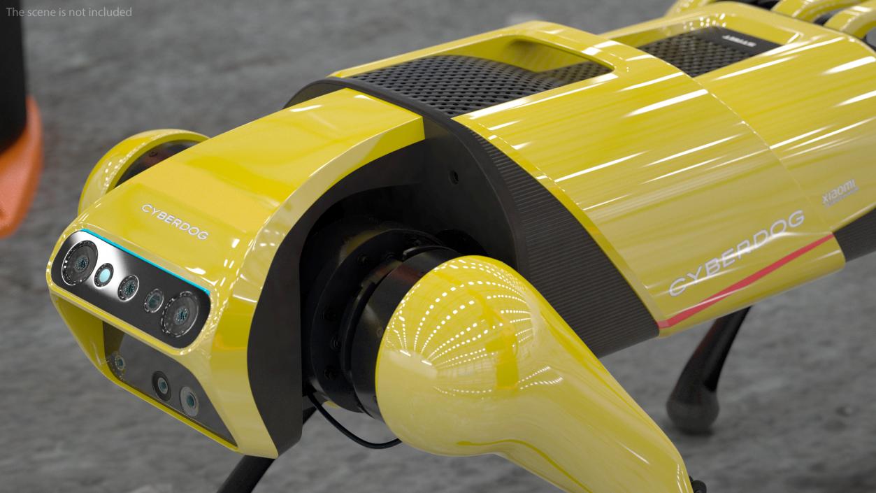 Xiaomi Cyberdog Yellow 3D