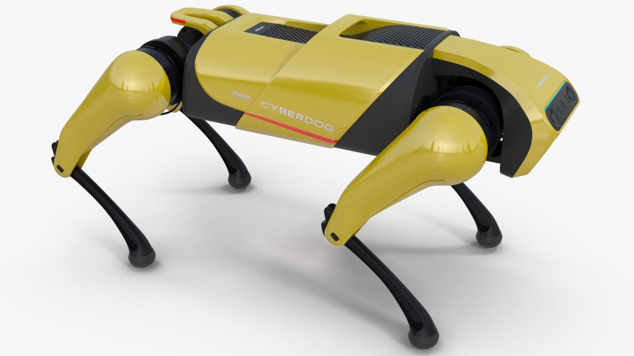 Xiaomi Cyberdog Yellow 3D