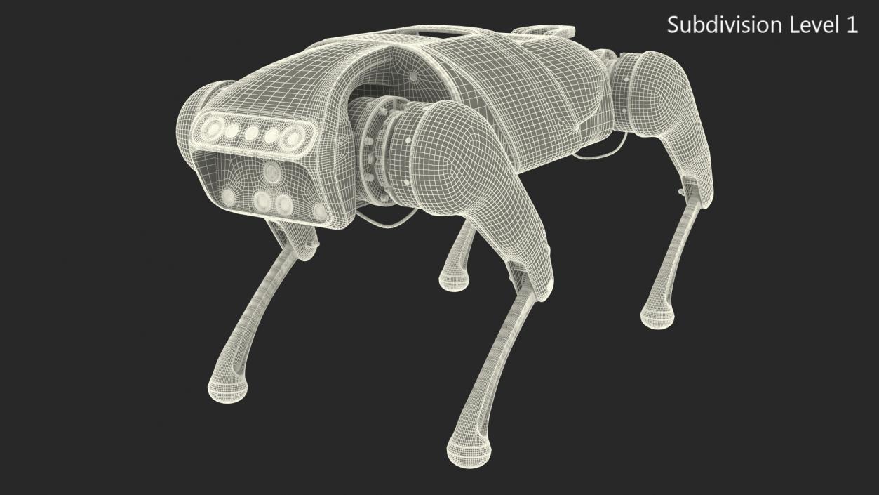 Xiaomi Cyberdog Yellow 3D