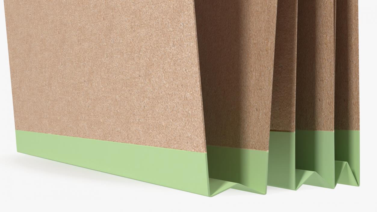 Brown Cardboard File Folder 3D