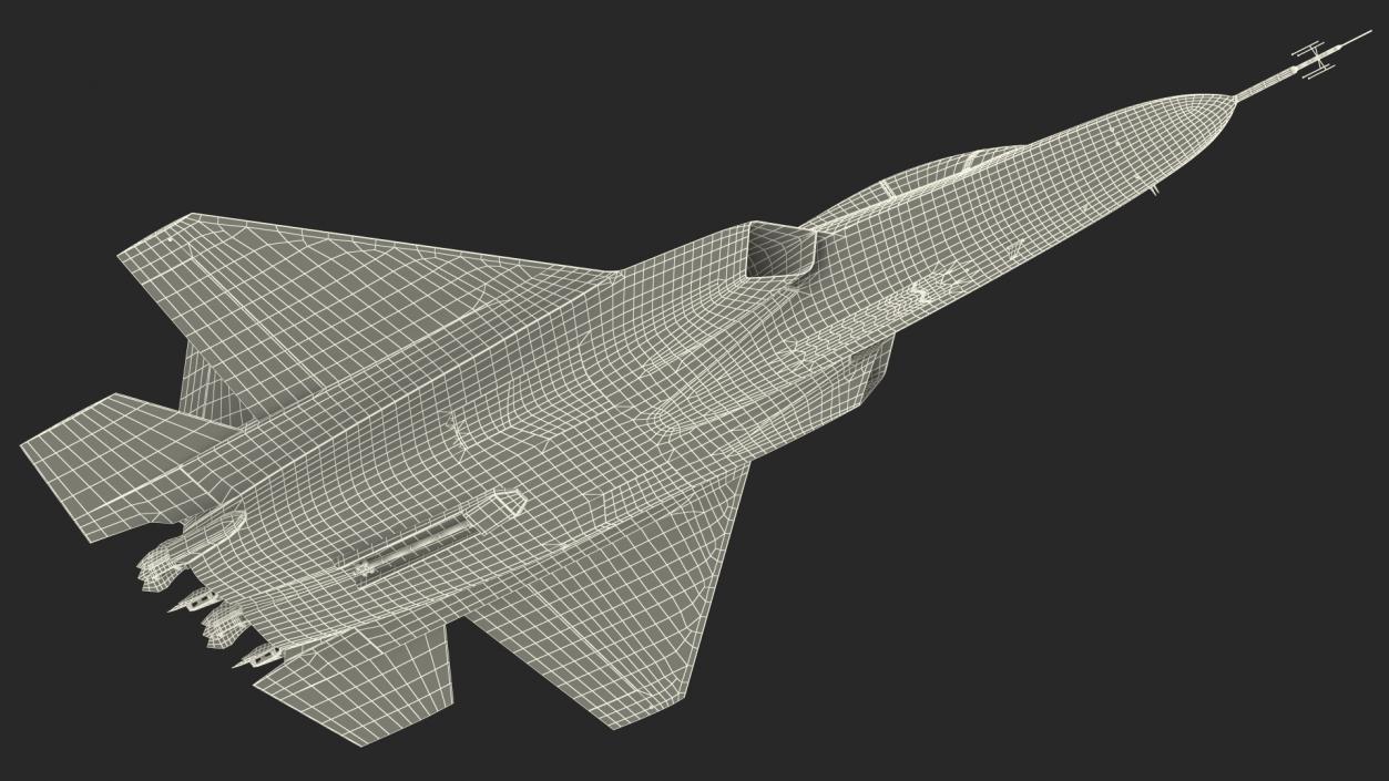 3D Mitsubishi X2 Shinshin Aircraft Flight model