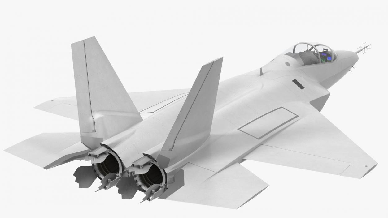 3D Mitsubishi X2 Shinshin Aircraft Flight model