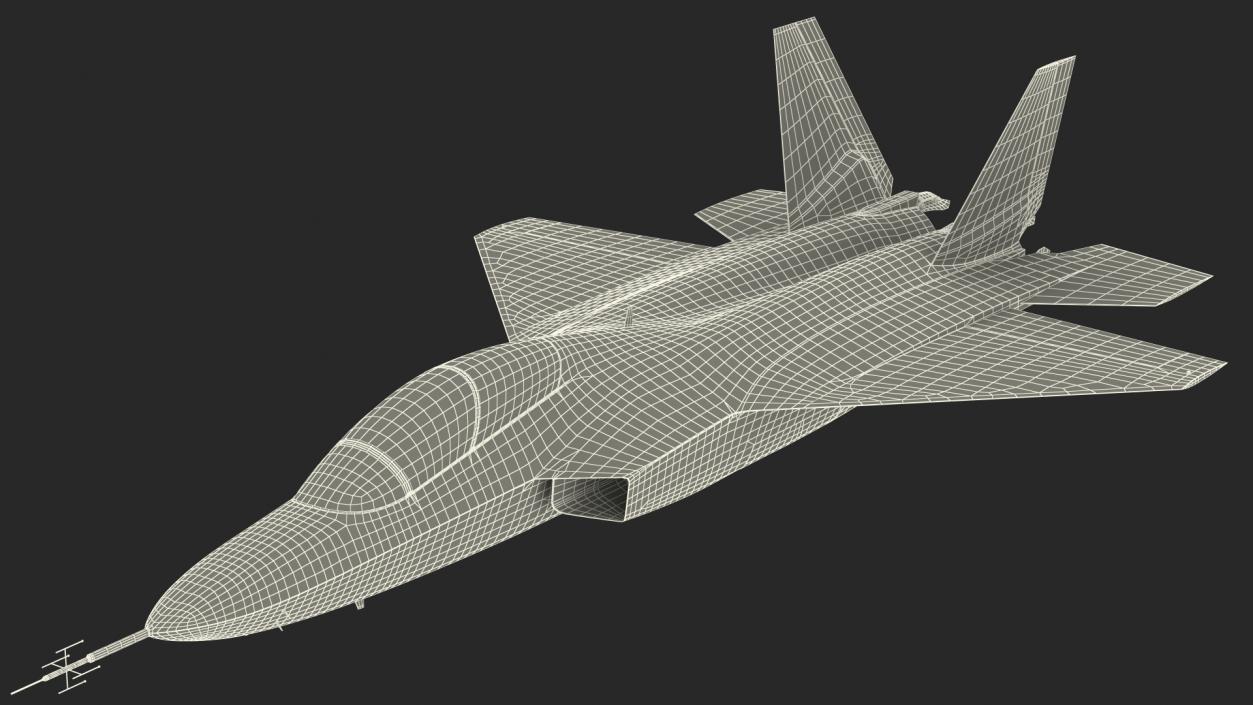 3D Mitsubishi X2 Shinshin Aircraft Flight model