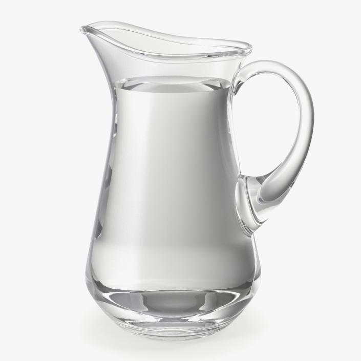 3D model Glass Jug With Water