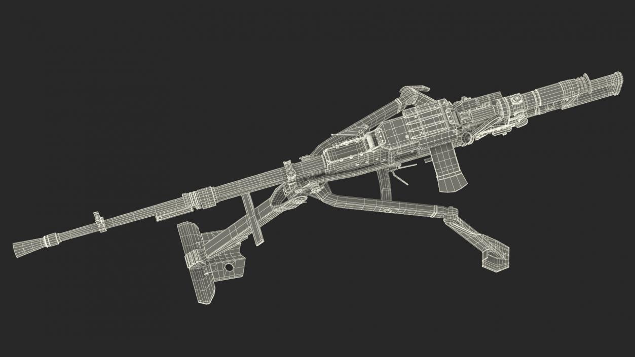 3D Russian Heavy Machine Gun Utyos