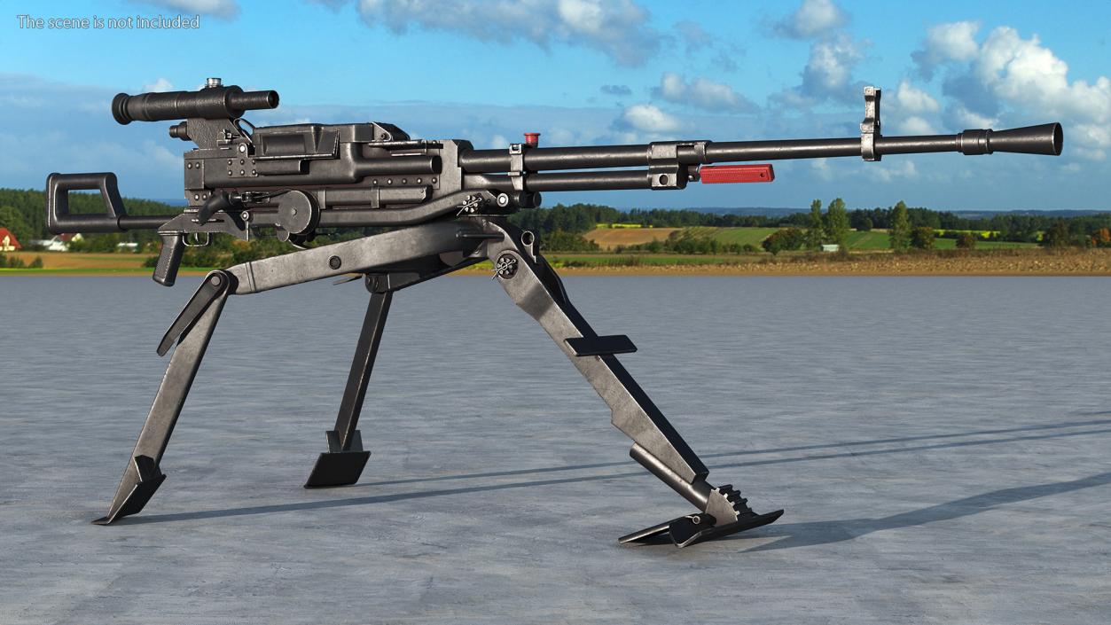 3D Russian Heavy Machine Gun Utyos