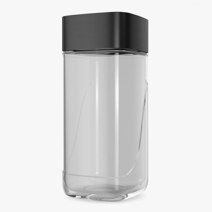 Glass Coffee Jar 200g Empty 3D