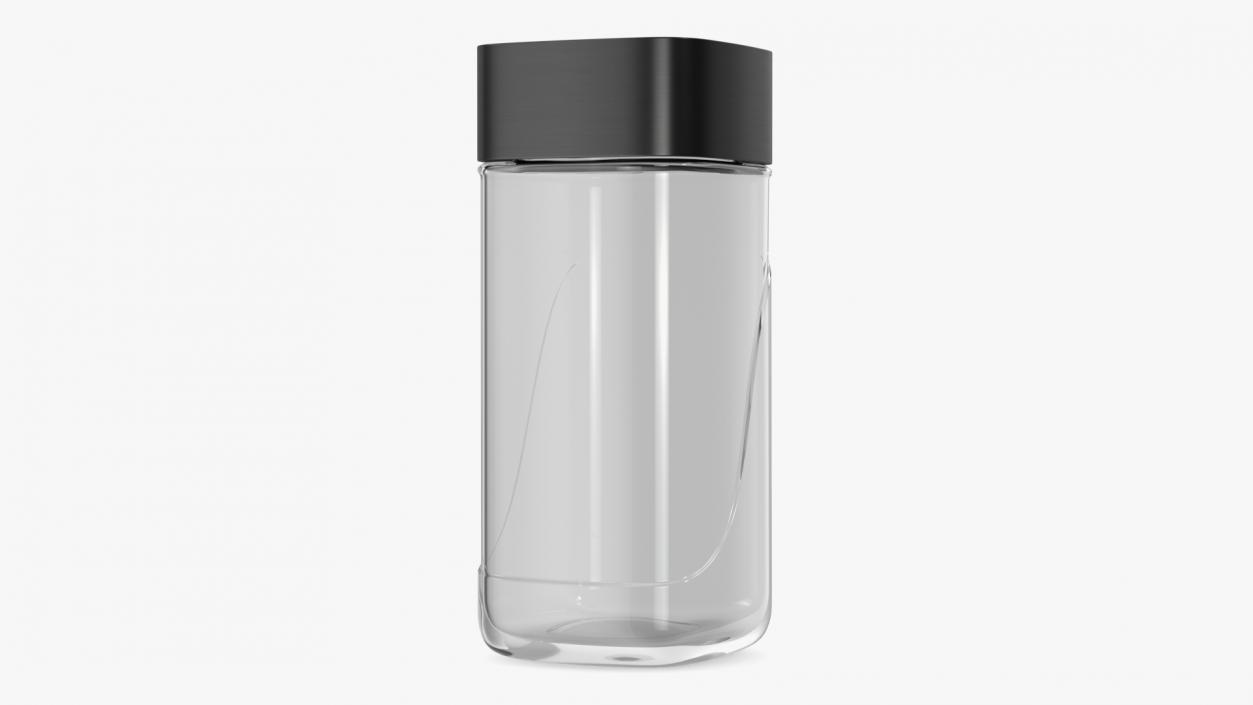 Glass Coffee Jar 200g Empty 3D