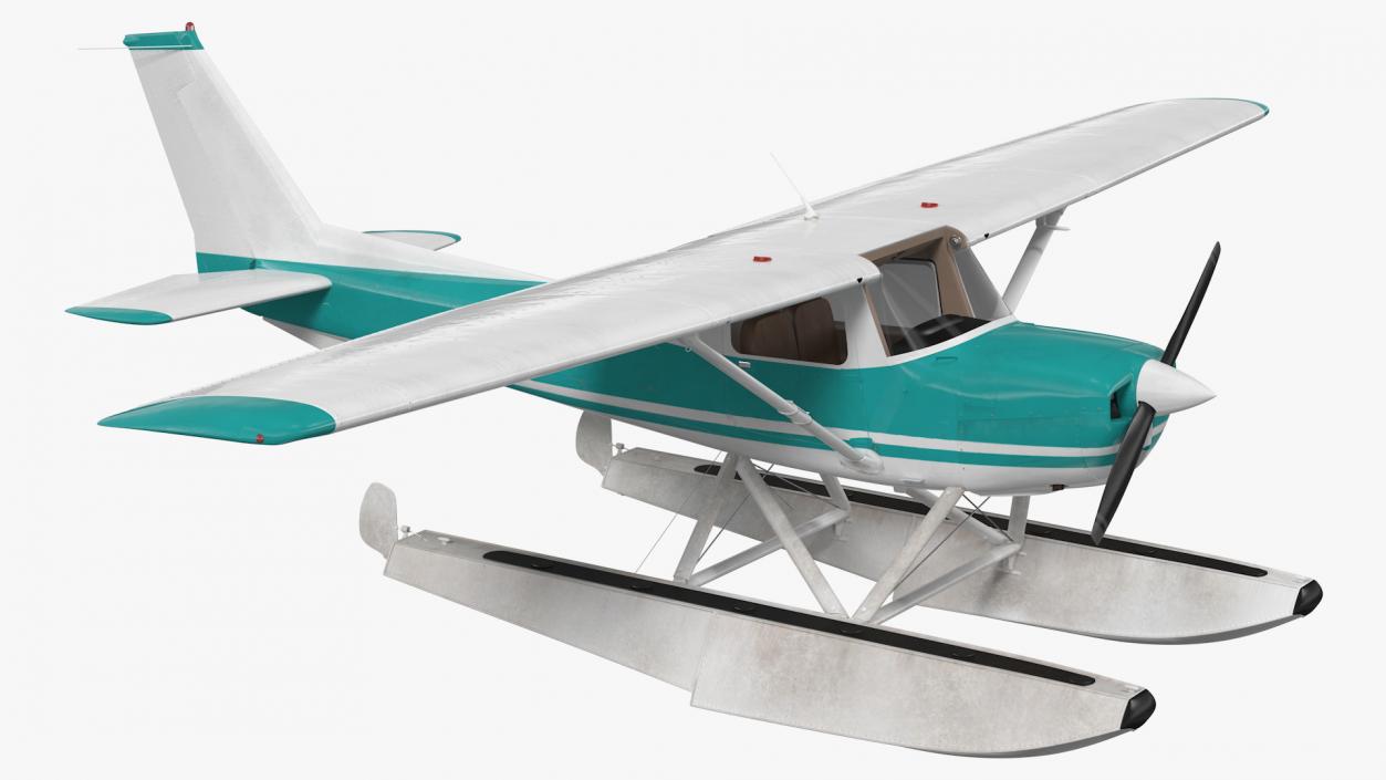 3D model Light Floatplane Aircraft