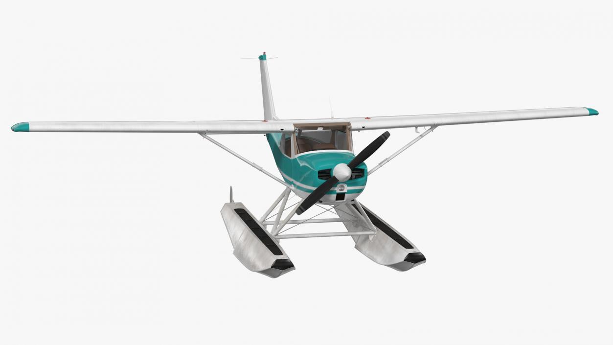 3D model Light Floatplane Aircraft