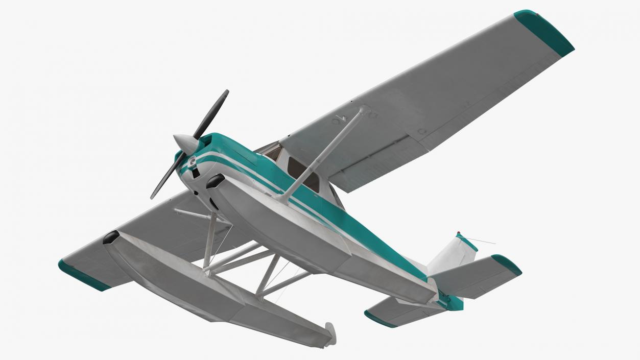 3D model Light Floatplane Aircraft