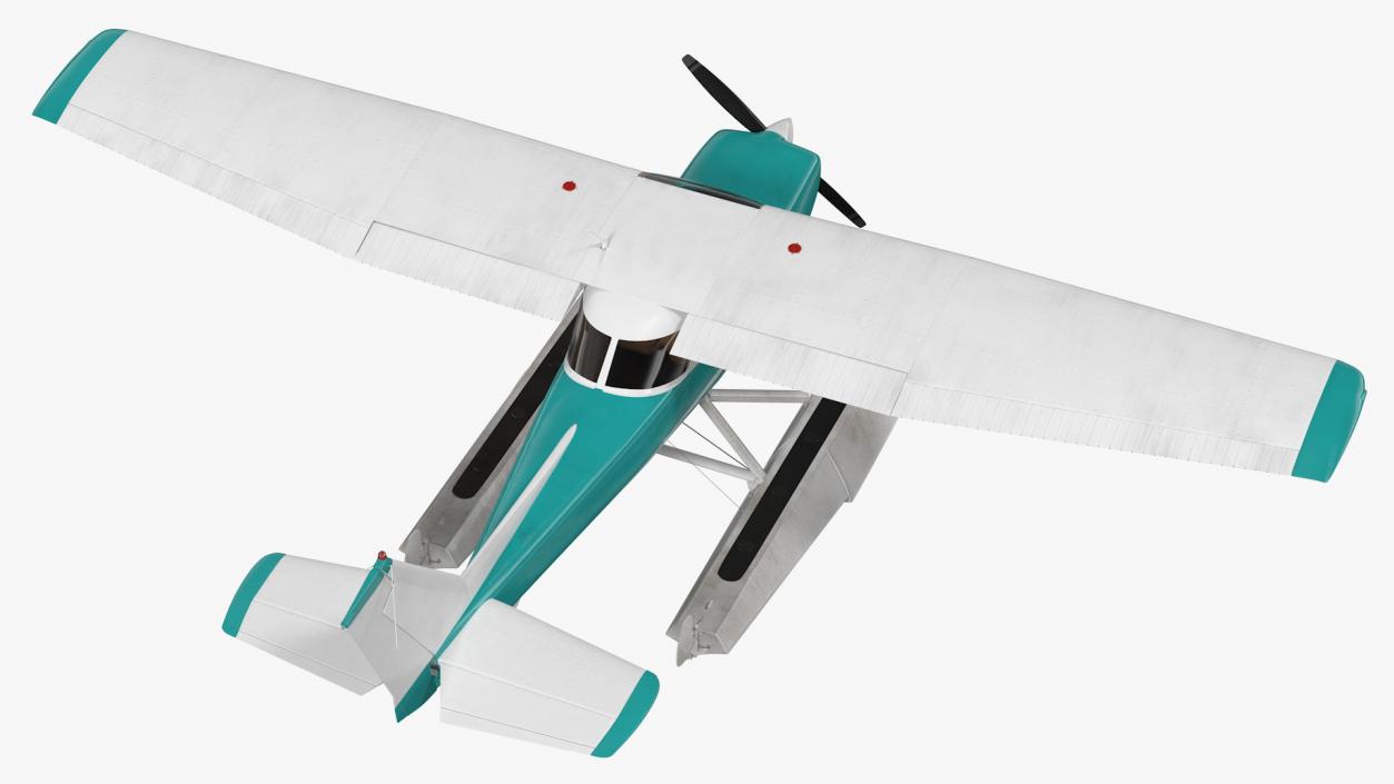 3D model Light Floatplane Aircraft