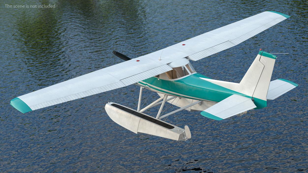 3D model Light Floatplane Aircraft