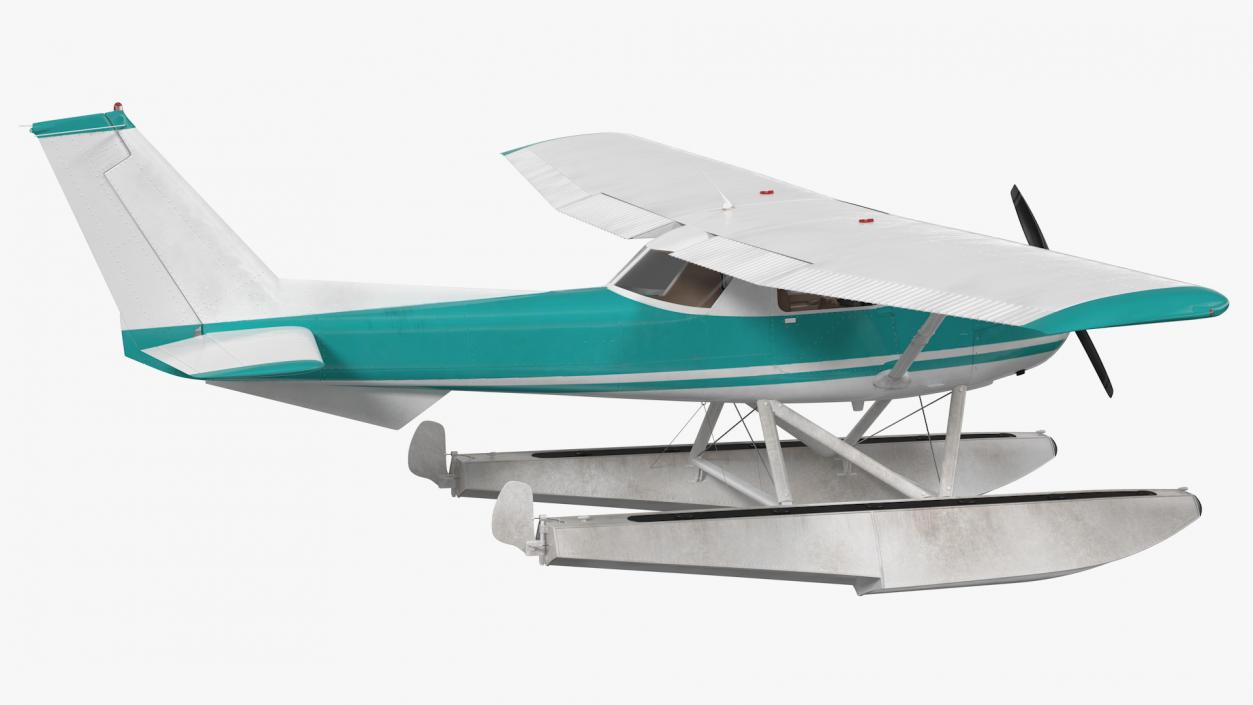 3D model Light Floatplane Aircraft