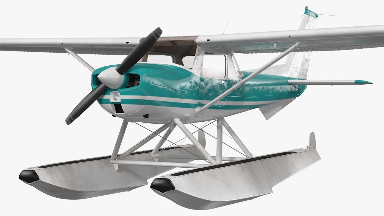 3D model Light Floatplane Aircraft