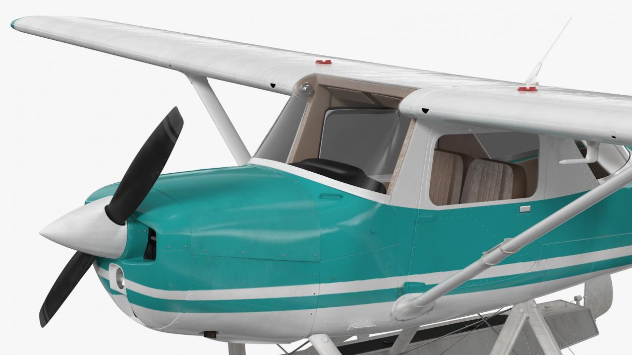 3D model Light Floatplane Aircraft