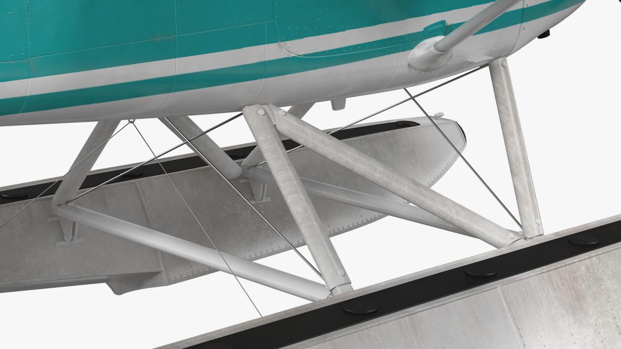 3D model Light Floatplane Aircraft