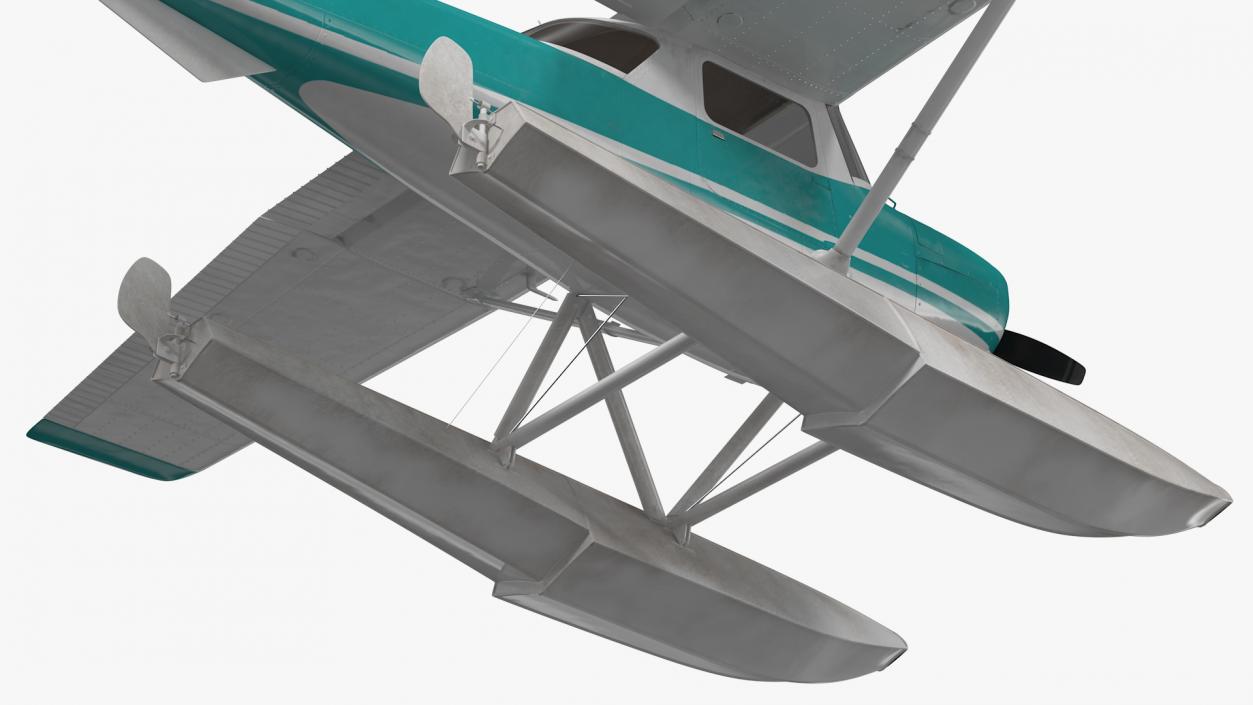 3D model Light Floatplane Aircraft