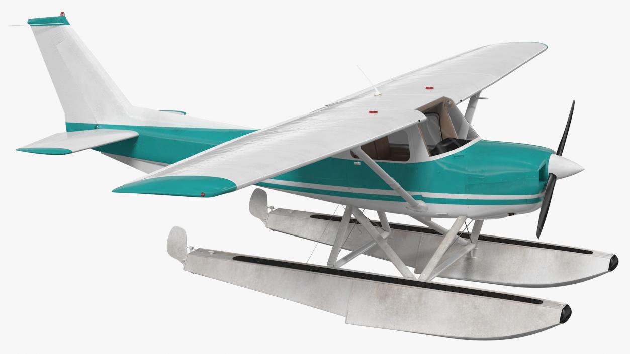 3D model Light Floatplane Aircraft