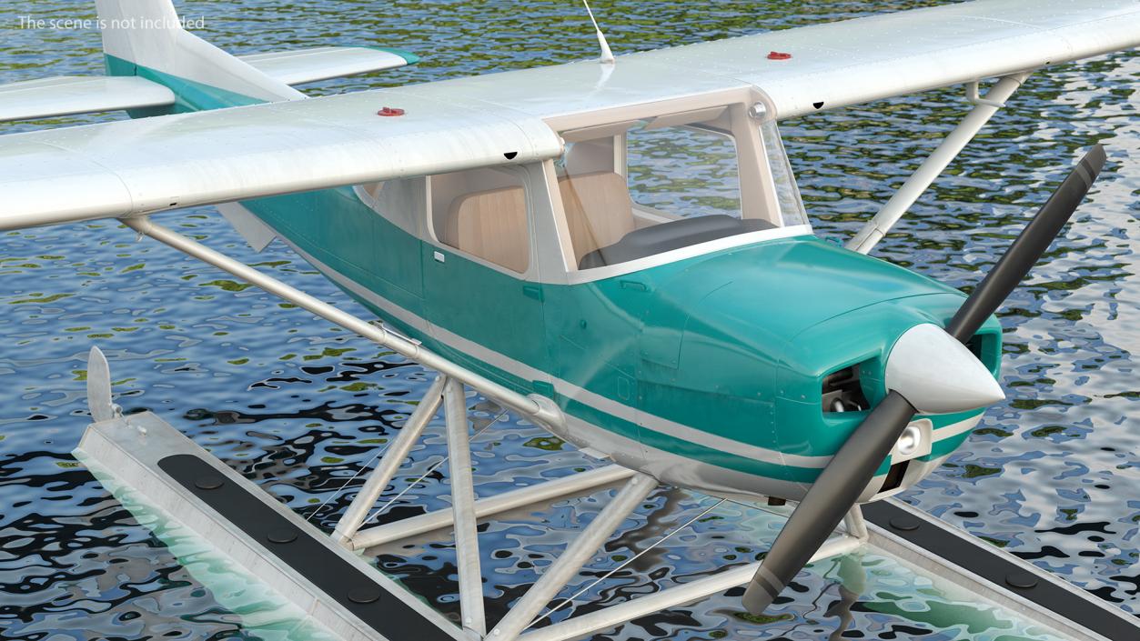 3D model Light Floatplane Aircraft