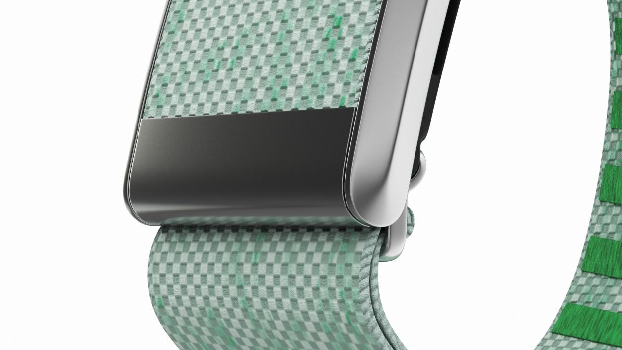 3D model Fitness Band Green Rigged