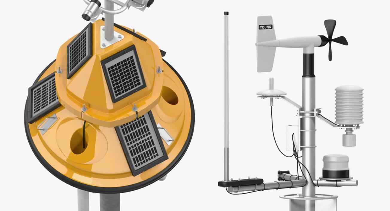 Meteorological Buoy 3D model