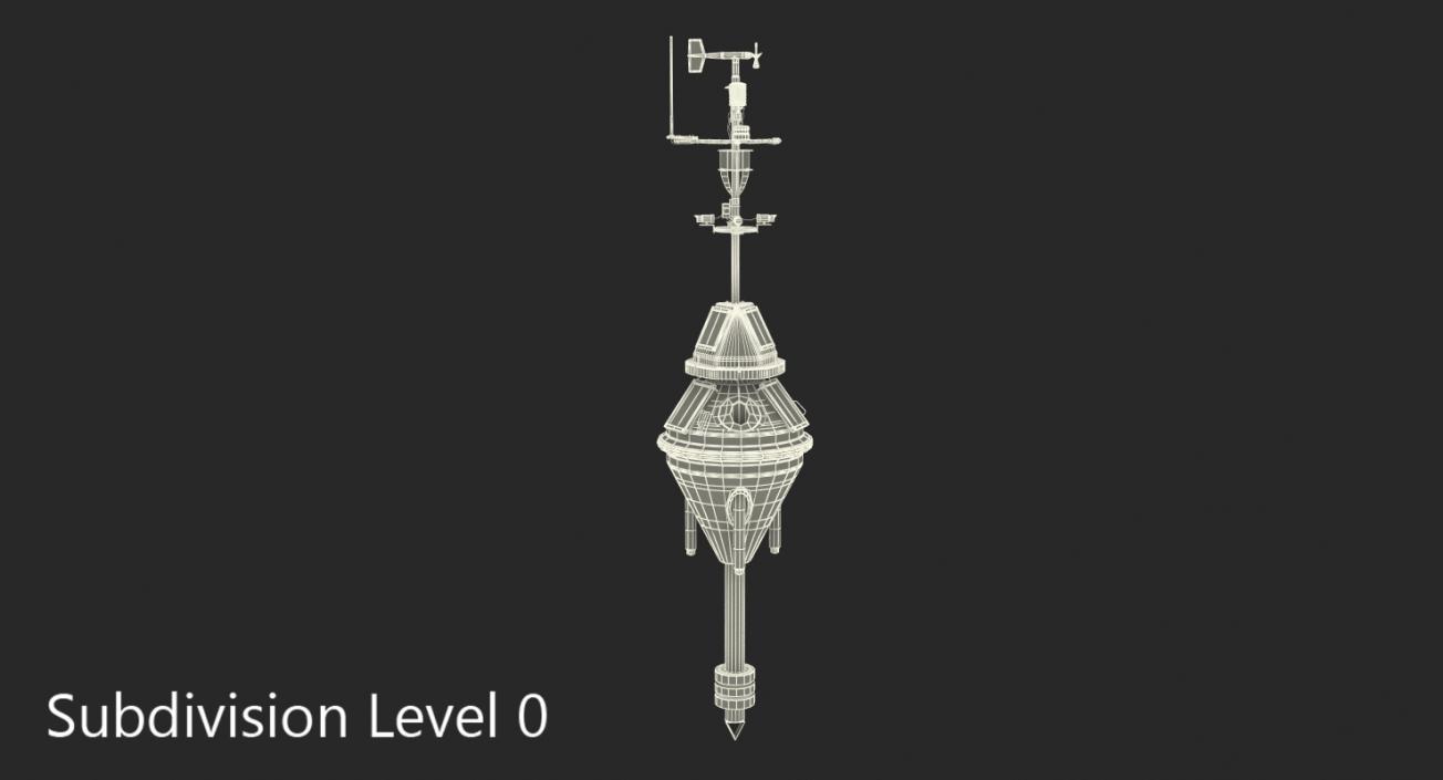 Meteorological Buoy 3D model