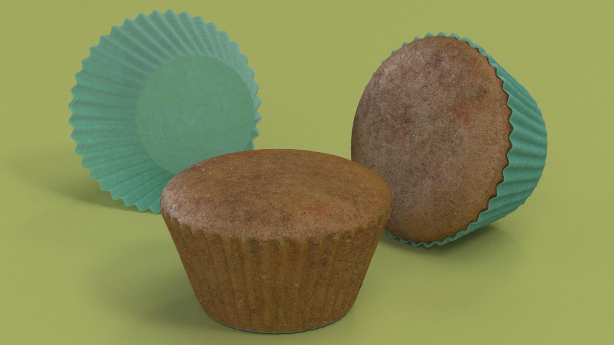 Cupcake Base and Liner 3D