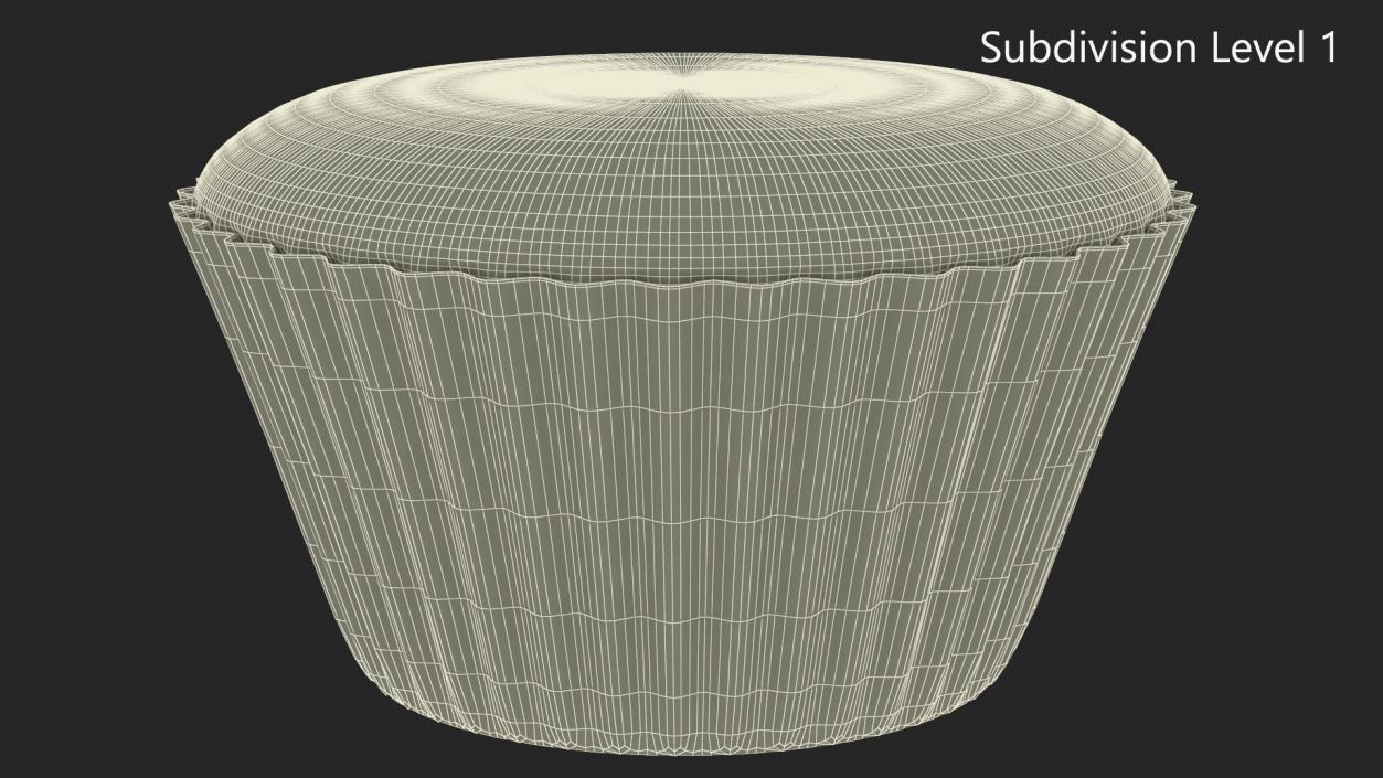 Cupcake Base and Liner 3D