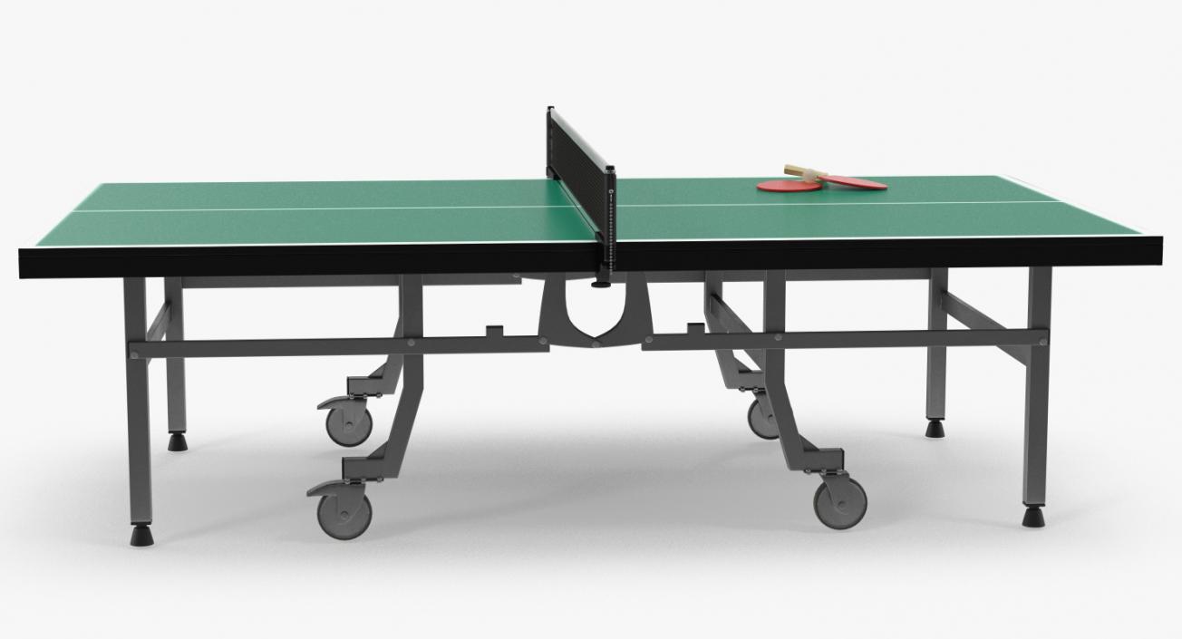 3D model Ping Pong Table with Paddle Generic