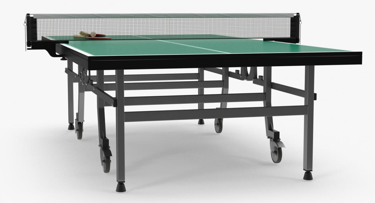 3D model Ping Pong Table with Paddle Generic