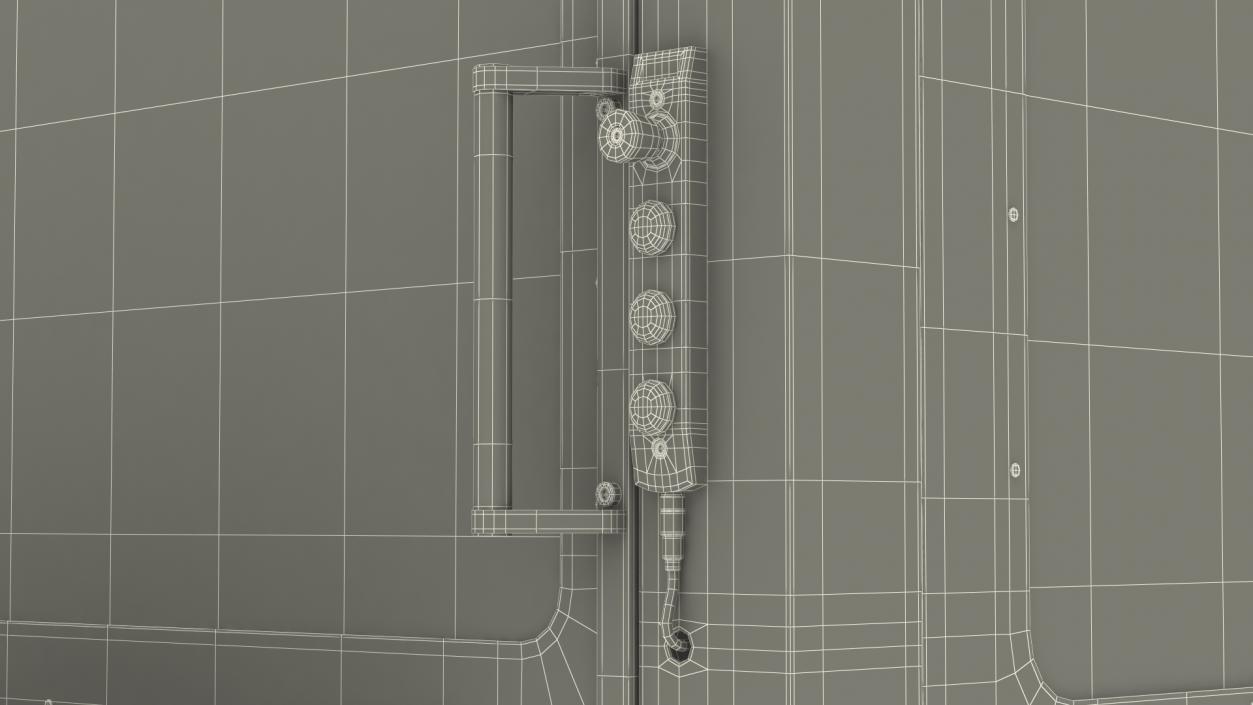 Enclosed Compact Robotic Welding Cell Rigged 3D model