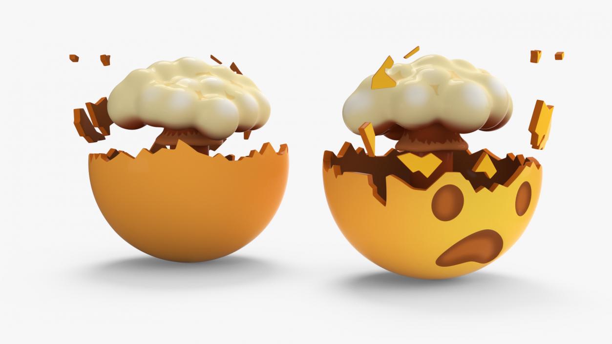 Emoji Exploding Head 2 3D