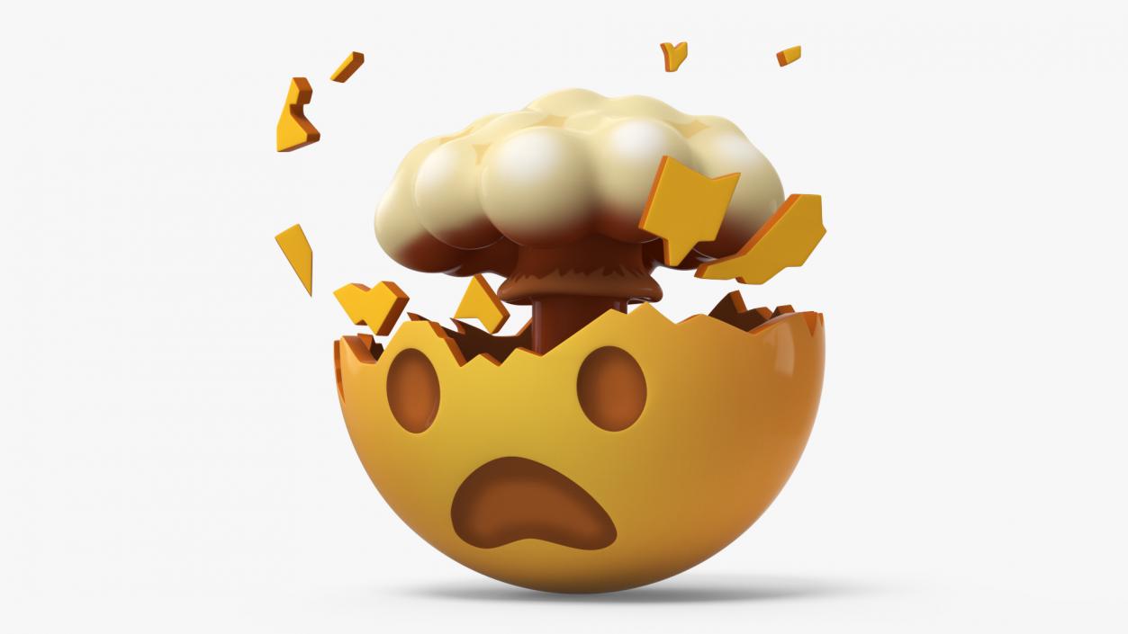 Emoji Exploding Head 2 3D