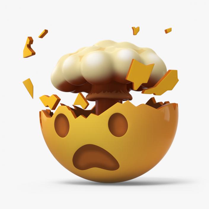 Emoji Exploding Head 2 3D