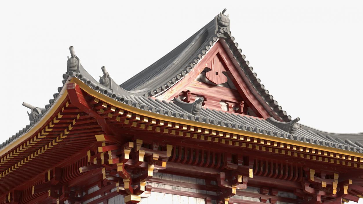 3D model Buddhist Temple Gate