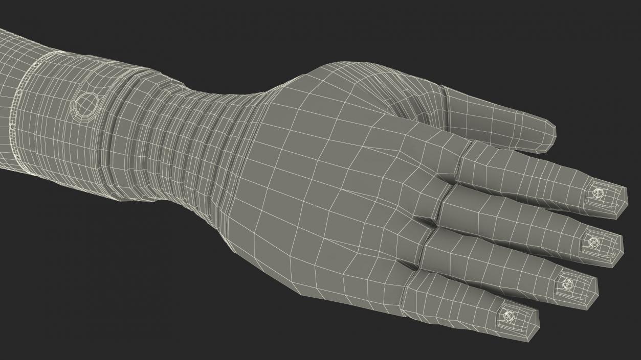 3D Bionic Arm Deka Rigged for Cinema 4D