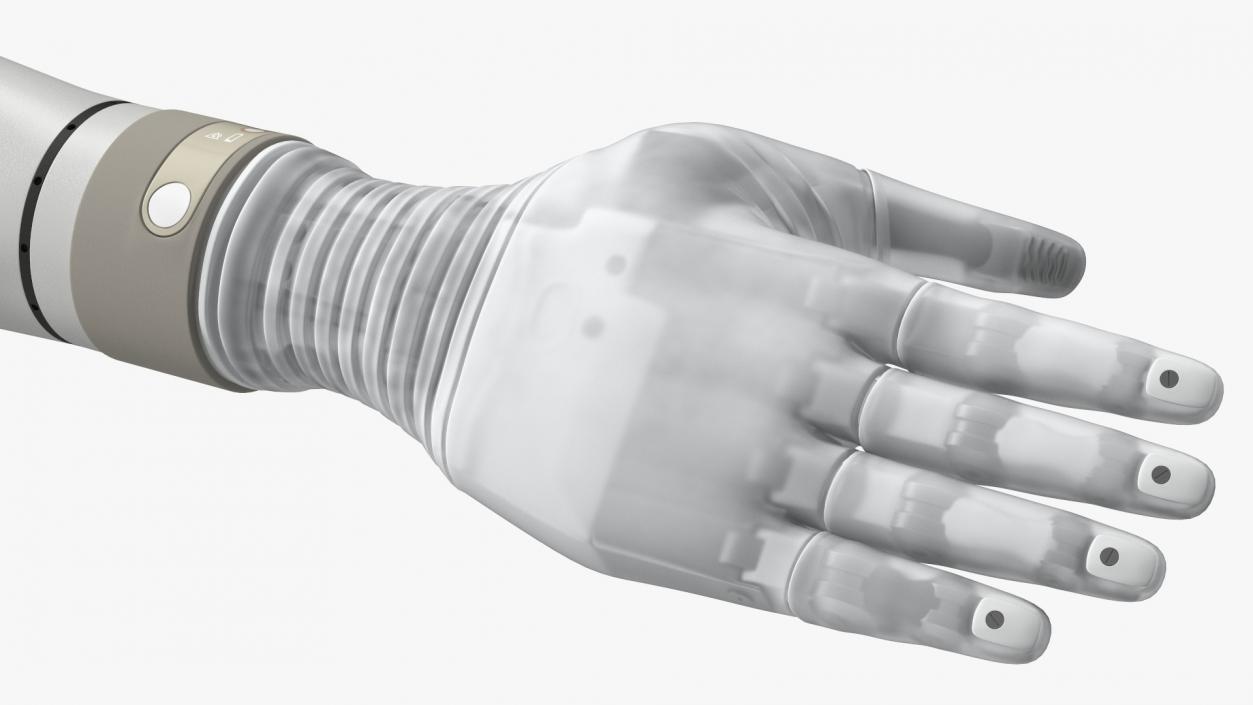 3D Bionic Arm Deka Rigged for Cinema 4D