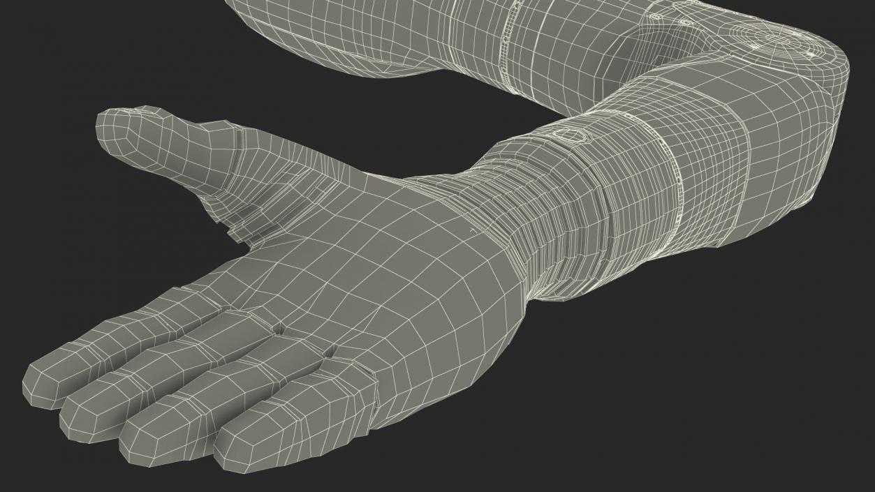 3D Bionic Arm Deka Rigged for Cinema 4D