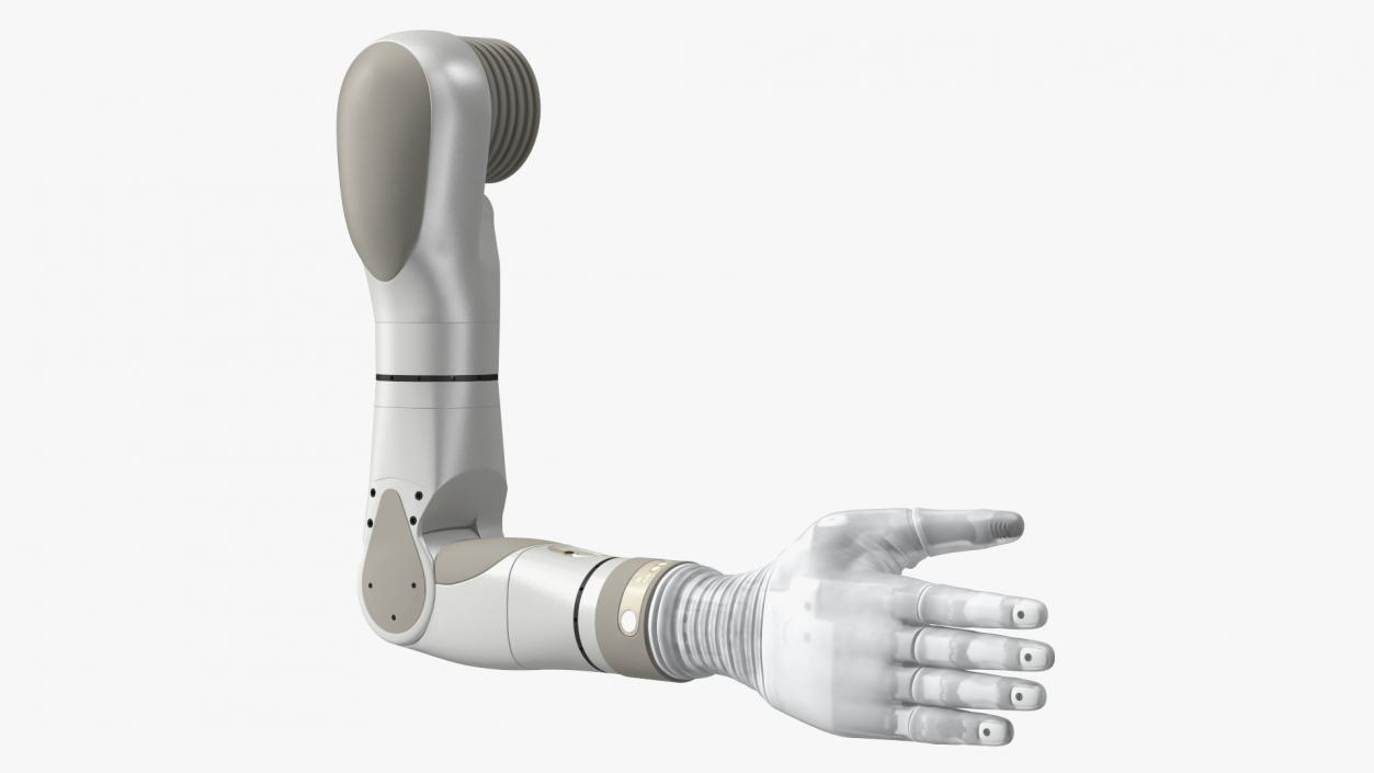 3D Bionic Arm Deka Rigged for Cinema 4D