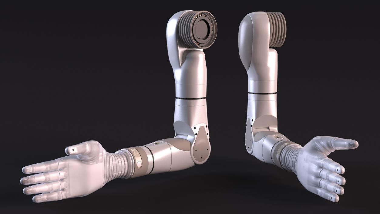 3D Bionic Arm Deka Rigged for Cinema 4D