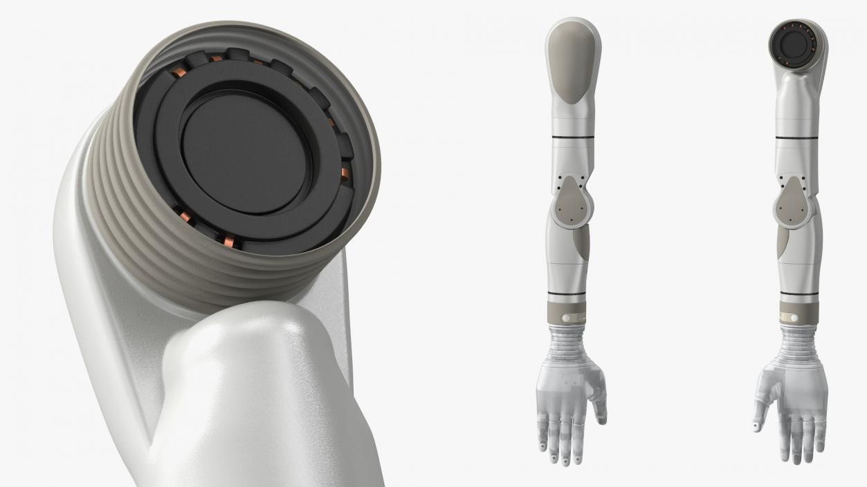 3D Bionic Arm Deka Rigged for Cinema 4D