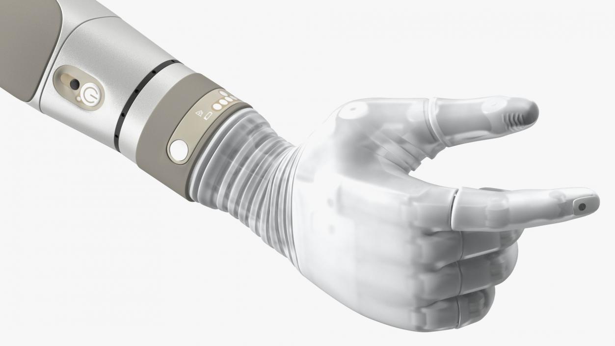 3D Bionic Arm Deka Rigged for Cinema 4D