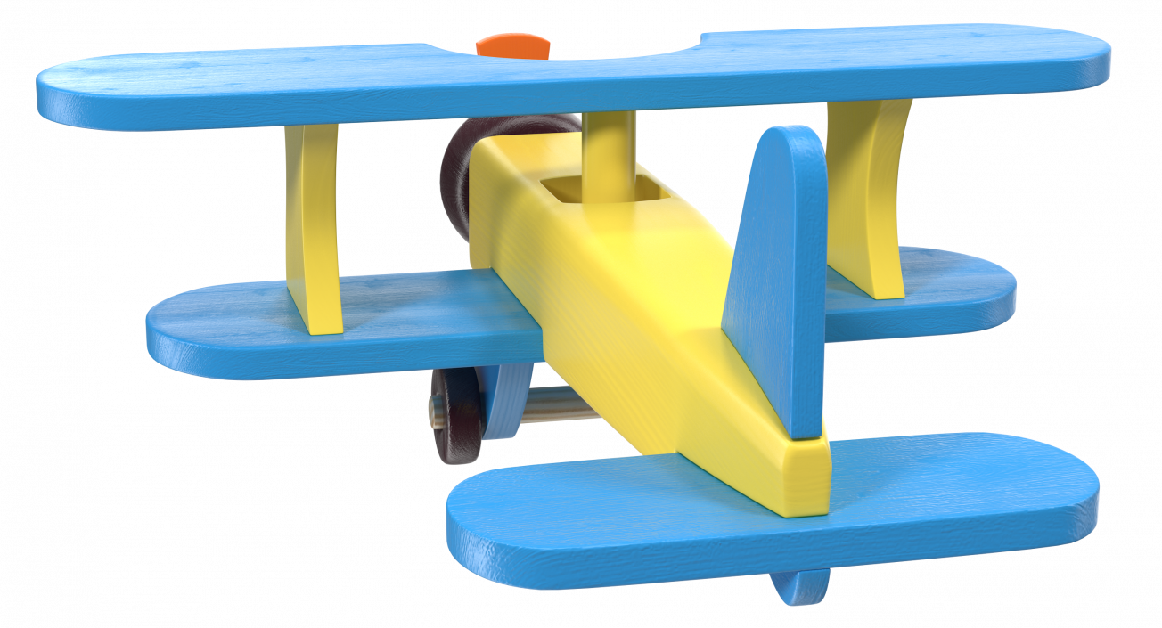 Wooden Aircraft Toy 3D model